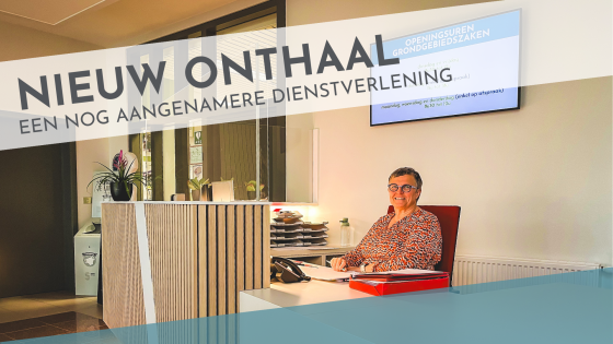 nieuwe onthaalbalie gemeentehuis 